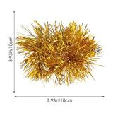 Worgeous Golden Cheerleading Pom Poms Plastic Durable with Wristband for Sports Events and Dance Parties