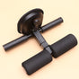 Abdominal Muscle Trainer Sit Up Tool Steel Black for Home Workout 1Pack