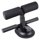 Abdominal Muscle Trainer Sit Up Tool Steel Black for Home Workout 1Pack - Front View