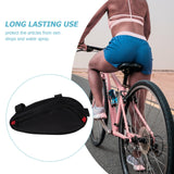 Bike Triangle Handlebar Bags Black Waterproof 1Pcs 9.84x4.33x3.14in