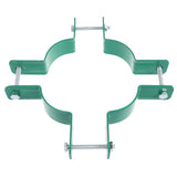 Durable Iron Tree Fixator for Outdoor Use with Easy Application Green Color 15cm Diameter - Side View