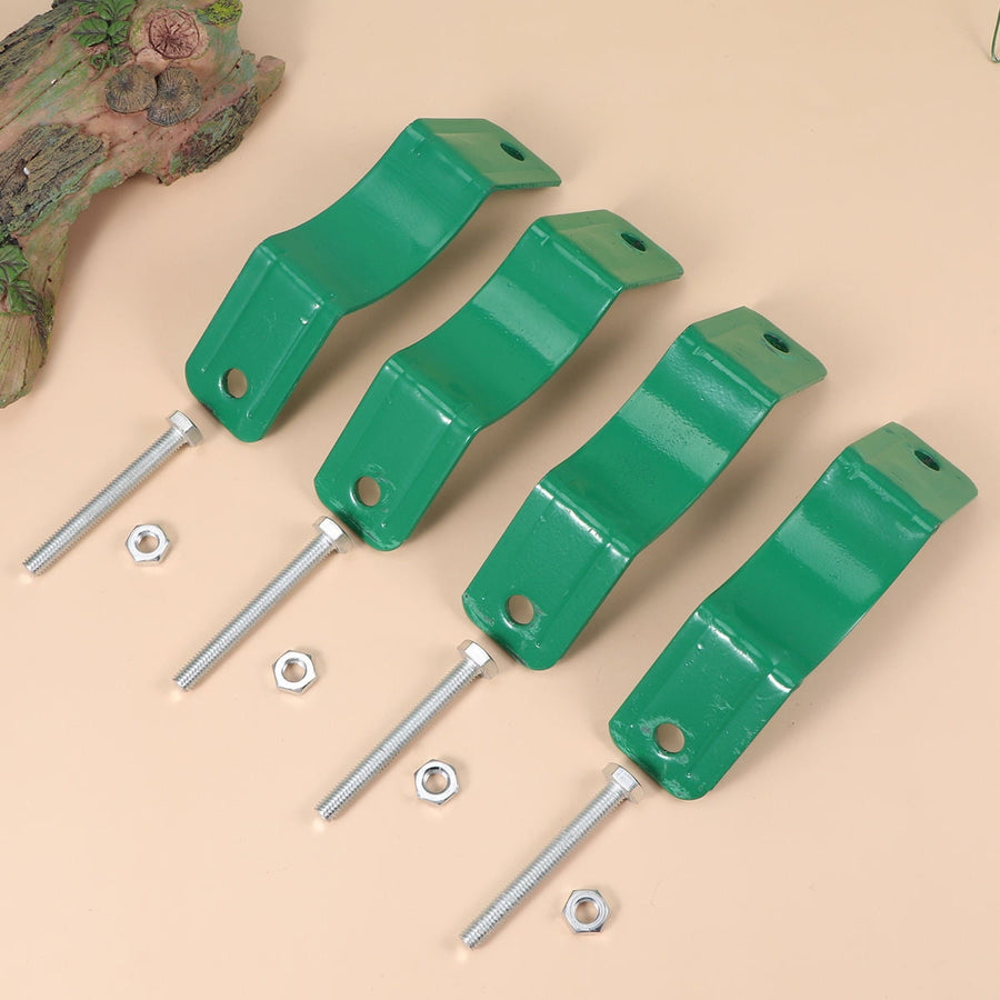 Durable Iron Tree Fixator for Outdoor Use with Easy Application Green Color 15cm Diameter