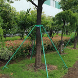 Durable Iron Tree Fixator for Outdoor Use with Easy Application Green Color 15cm Diameter - Close-Up Angle