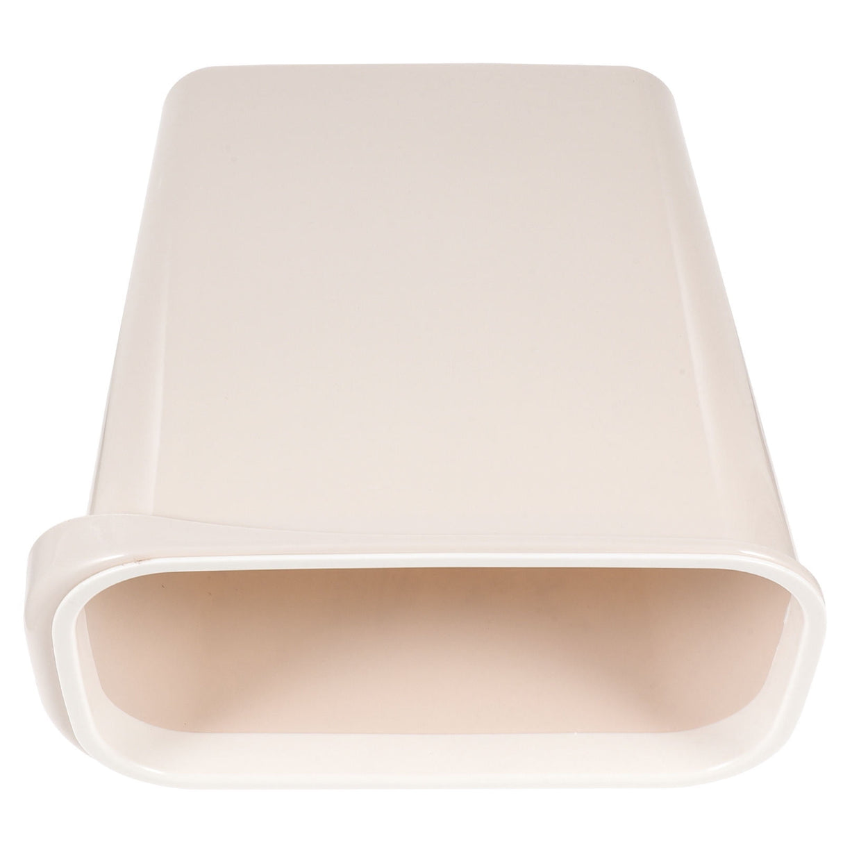 Worgeous White Plastic Trash Can for Home Use Made of Material Great for Small Spaces 13 x 8 0 inches
