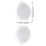 Worgeous Silicone Bra Pads for Women Transparent Reusable Cup Shaped Inserts Well Fixed Not Easy to Fall Off 1 Pair
