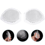 Worgeous Silicone Bra Pads for Women Transparent Reusable Cup Shaped Inserts Well Fixed Not Easy to Fall Off 1 Pair