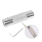 Worgeous Dumbbell Connector for Dumbbells Connecting Bar Work Silver