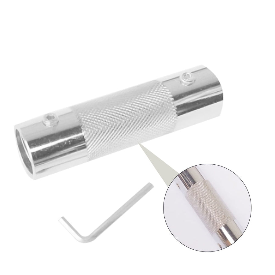 Worgeous Dumbbell Connector for Dumbbells Connecting Bar Work Silver