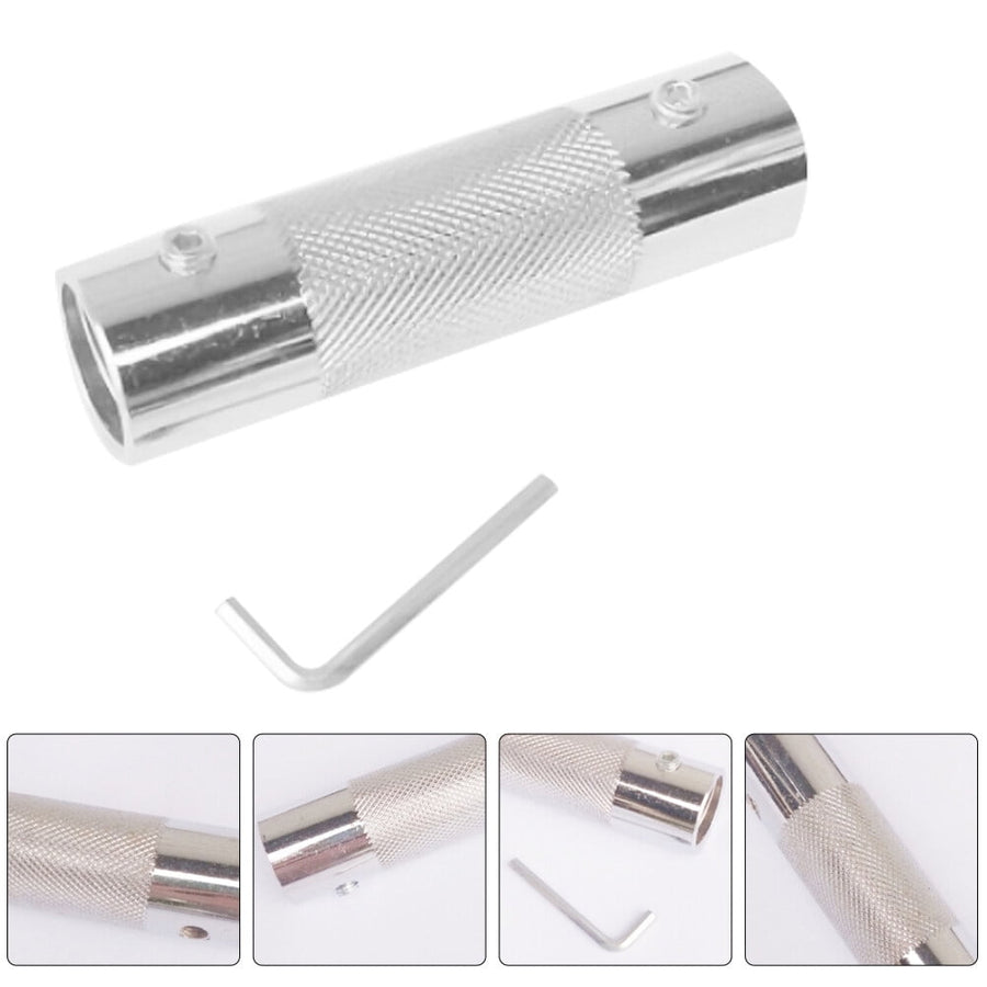 Worgeous Dumbbell Connector for Dumbbells Connecting Bar Work Silver