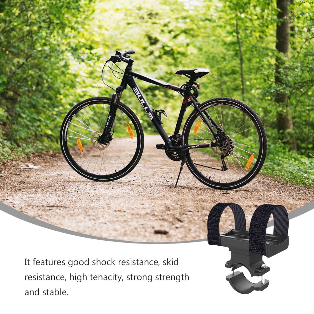 Worgeous Bike Rack Mountain Mountain Bike Flashlight Bracket Band Riding Sound Universal Accessory (Black)