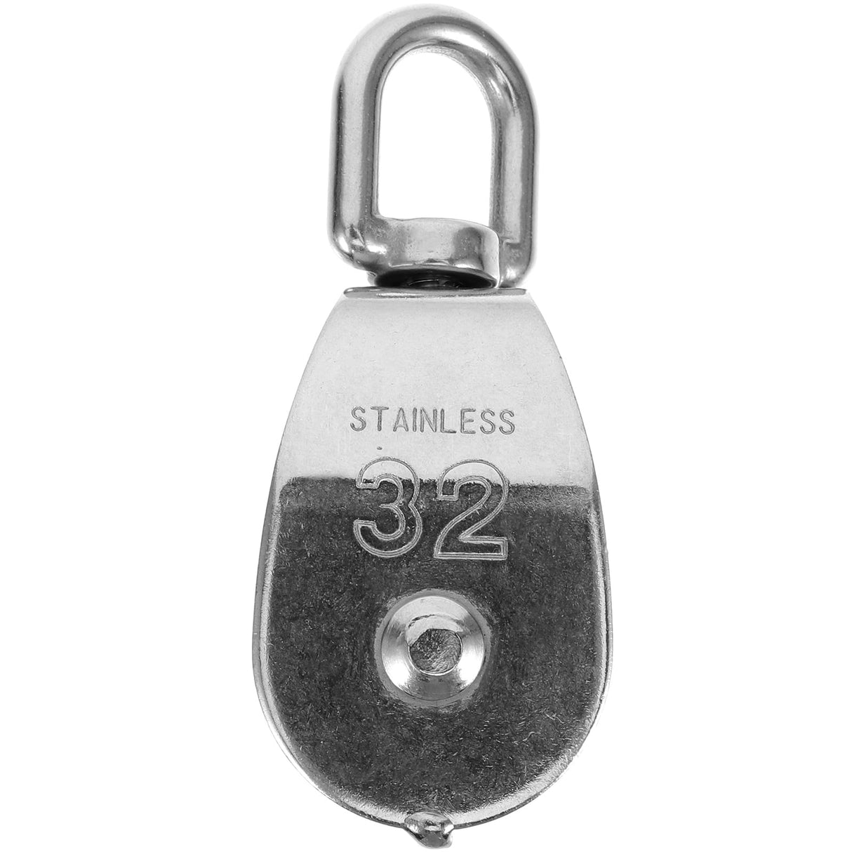 Cable Weight Pulley System Silver for Transportation Equipment 1Pcs 3.5In