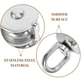 Cable Weight Pulley System Silver for Transportation Equipment 1Pcs 3.5In - Low Angle