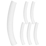 Tree Protect Tree Trunk Protector Guard White PP Material 6Pcs 15.7X2.0X2.0In - Side View