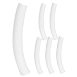 Tree Protect Tree Trunk Protector Guard White PP Material 6Pcs 15.7X2.0X2.0In
