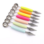 Fruit Tools Set Stainless Steel 1Set 7.3x1.2x1.2in