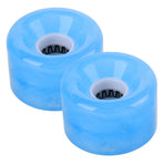 Non-slip Skateboard Wheel Transparent Pu 2Pcs 2.36X2.36X1.57in