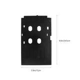 Reusable Card Printer Tray Black 1Pcs 9.6X5.9X0.04In - Front View