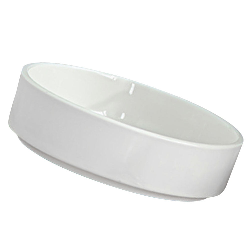 Worgeous Hydroponic Ceramic Tray Indoor Garden Pot Saucers Plant for Pots White