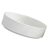 Worgeous Hydroponic Ceramic Tray Indoor Garden Pot Saucers Plant for Pots White