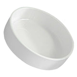 Worgeous Hydroponic Ceramic Tray Indoor Garden Pot Saucers Plant for Pots White - Rear View