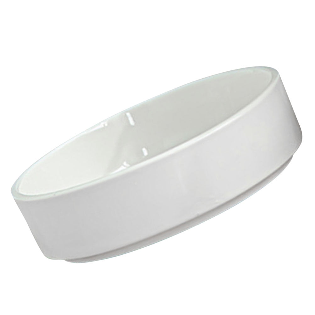 Worgeous Hydroponic Ceramic Tray Indoor Garden Pot Saucers Plant for Pots White