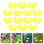 Worgeous 14 Pcs Disc Agile Soccer Cones Training Equipment Child Yellow