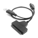 USB Data Cable to USB Easy Drive Cable Black 1Pack