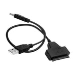 USB Data Cable to USB Easy Drive Cable Black 1Pack