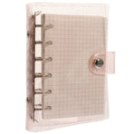Worgeous Pink Small Notepad with PVC Material for Office Use Lightweight Compact Size 4.5 x 3 Inches