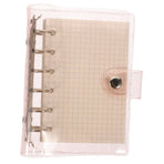 Worgeous Pink Small Notepad with PVC Material for Office Use Lightweight Compact Size 4.5 x 3 Inches