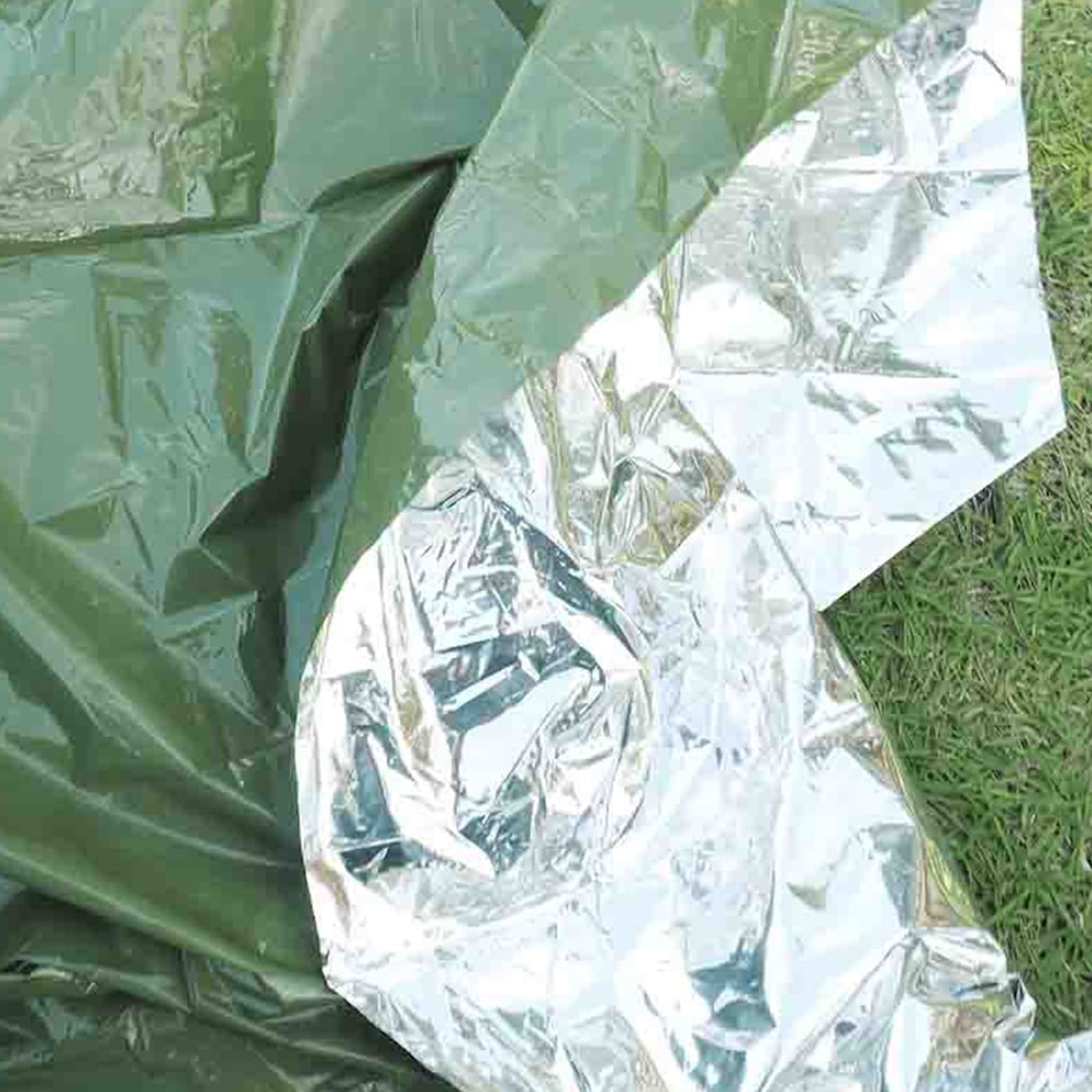 Worgeous 3 Pcs Camping Foldable Sleeping Emergency Blanket Outdoor Travel