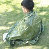 Worgeous 3 Pcs Camping Foldable Sleeping Emergency Blanket Outdoor Travel - Low Angle