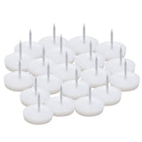 Worgeous 50PCS White Nylon Sofa Tacks Decorative Furniture Nails for Sofa Upholstery 6x22mm - Close-Up Angle