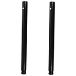 Worgeous Hydraulic Jack Handle Replacement for Car Repair with Steel and Rubber Material Black 2 pcs