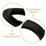 Toilet Seal Replacement Sealing Ring Black 1Pcs Easy Installation