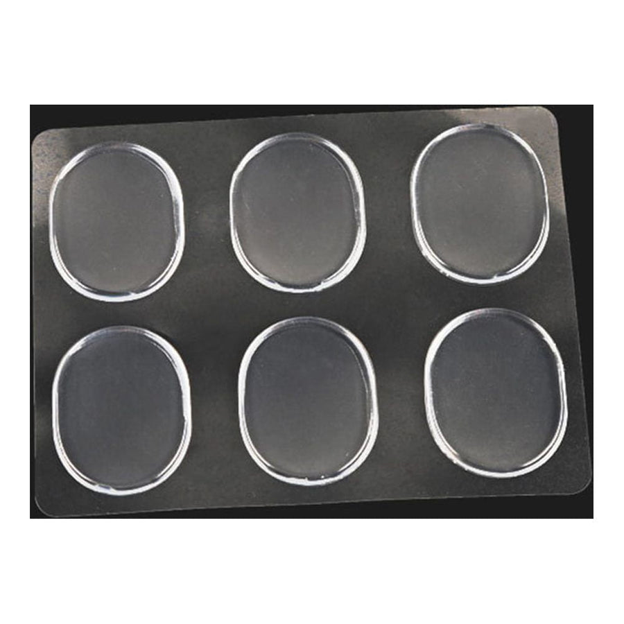 Skin-Friendly Heel Pads Gel 18Pcs Transparent Round Heel Protector Cushions for Men Women