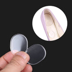Skin-Friendly Heel Pads Gel 18Pcs Transparent Round Heel Protector Cushions for Men Women