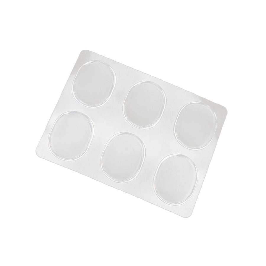 Skin-Friendly Heel Pads Gel 18Pcs Transparent Round Heel Protector Cushions for Men Women