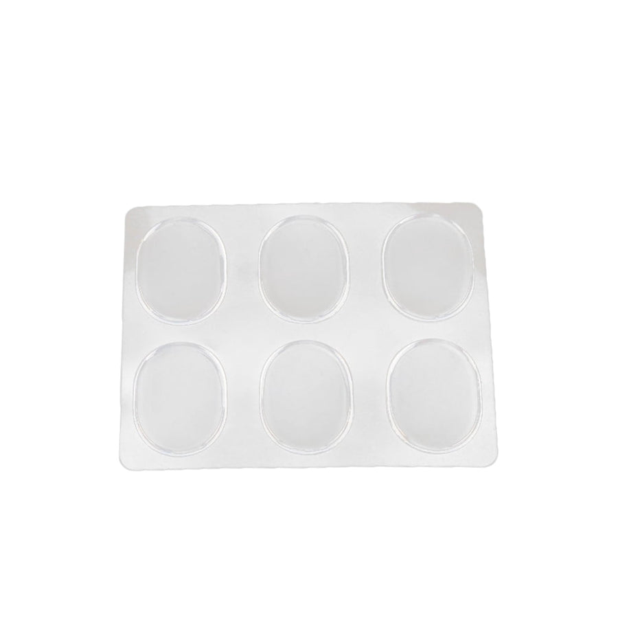 Skin-Friendly Heel Pads Gel 18Pcs Transparent Round Heel Protector Cushions for Men Women