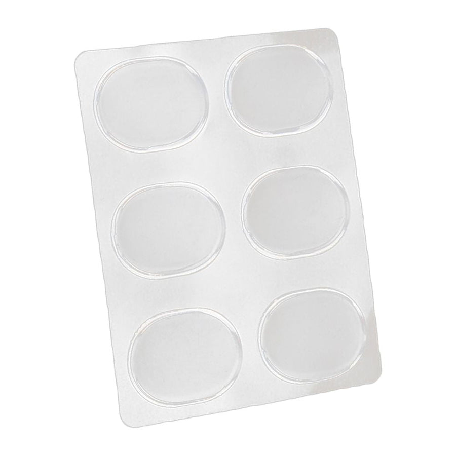 Skin-Friendly Heel Pads Gel 18Pcs Transparent Round Heel Protector Cushions for Men Women