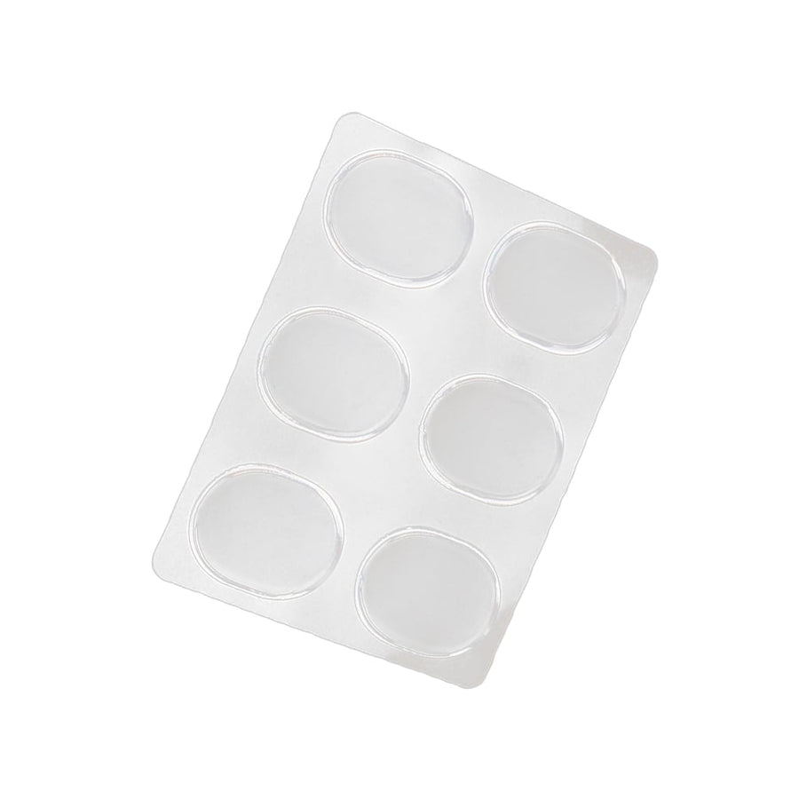 Skin-Friendly Heel Pads Gel 18Pcs Transparent Round Heel Protector Cushions for Men Women