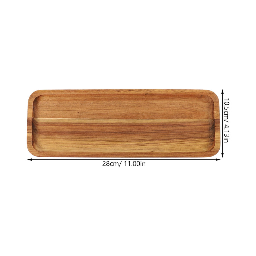 Food Serving Trays Wood Light Brown 1Pack