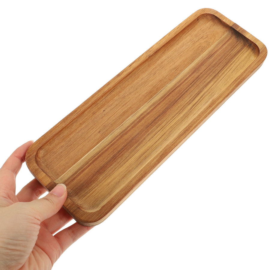 Food Serving Trays Wood Light Brown 1Pack