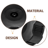 Universal Motorcycle Gas Tank Cap Black 1Pack 2.4X2.4X0.75In - Side View