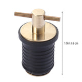 Scupper Plugs For Kayak 1Pcs Round Rubber Boat Drain Bung Black 5x3.5x3cm Sealing