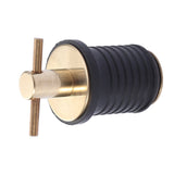 Scupper Plugs For Kayak 1Pcs Round Rubber Boat Drain Bung Black 5x3.5x3cm Sealing
