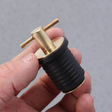 Scupper Plugs For Kayak 1Pcs Round Rubber Boat Drain Bung Black 5x3.5x3cm Sealing