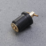 Scupper Plugs For Kayak 1Pcs Round Rubber Boat Drain Bung Black 5x3.5x3cm Sealing - Low Angle