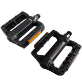 1 Pair of Pedals Anti-slip Plastic Grain Large Treadle Universal Road Bike Pedals