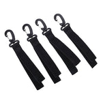 Plastic Hanging Hooks for Tent and Kayak 6.5 x 1.2 x 0.2in